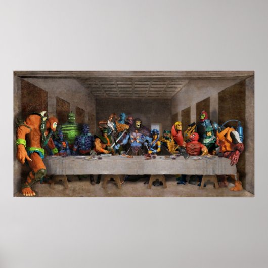 HeMan Villains Epic Last Supper Poster (Voorkant)