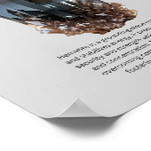 Hematiet Crystal Betekenis Poster (Hoek)
