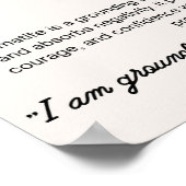 Hematiet Stone Crystal Betekenis Poster (Hoek)