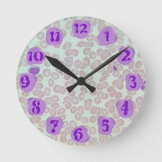 Hematologie, RBC, WBC-klok Ronde Klok (Voorkant)