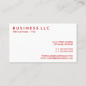 hematoloog. visitekaartje (Achterkant)