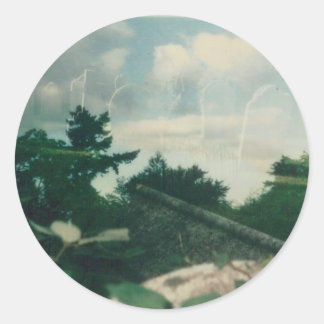 Hemel 001 ronde sticker