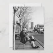 Hemel Begrafenis Viering van het Leven Foto Kaart (Achterkant)