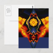 Hemel bloem briefkaart (Voorkant / Achterkant)