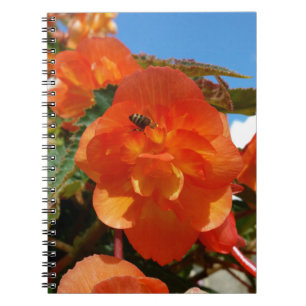 hemel , bloemen en bijen notitieboek