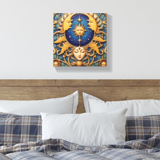 Hemel droom canvas afdruk (Insitu (Slaapkamer))