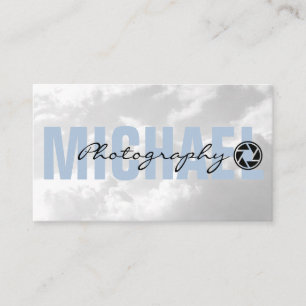 Hemel en wolken Camera Lens Logo Fotografie Visitekaartje