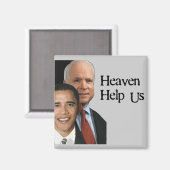 Hemel Help US Magnet Magneet (Voorkant / Achterkant)