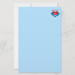 Hemel in mijn hart Briefpapier