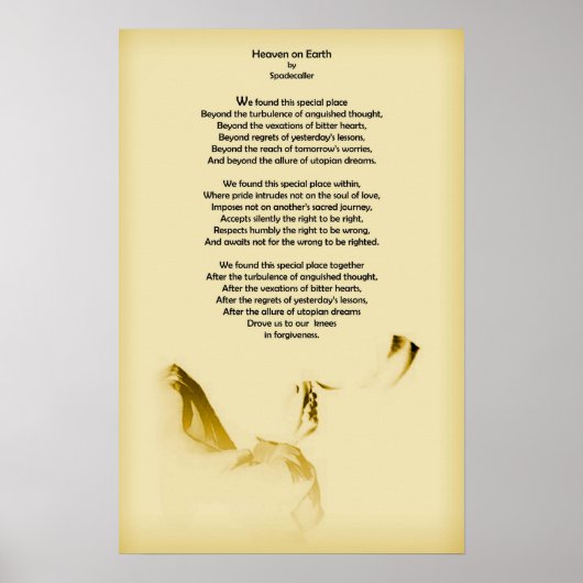 Hemel op Aarde Poster (Voorkant)