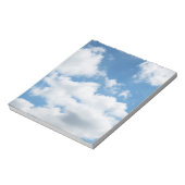 hemel, weer, natuur, wit, blauw, wolk, zonlicht notitieblok (Gedraaid)
