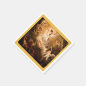 Hemelbeeld van Christus met Angels Servetten (Hoek)