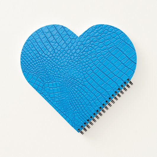 Hemelblauw leder notitieboek (Achterkant)