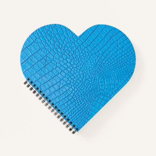 Hemelblauw leder notitieboek