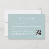 Hemelbloem Salon QR-code cadeaubon (Achterkant)