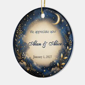 Hemelbruiloft of jubileum favoriet ornament