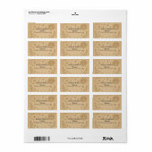 Hemelbruiloft Zon- en Maanontwerp Etiket (Full Sheet)