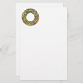  hemeldier, astrologisch dierlijk wiel briefpapier (Voorkant / Achterkant)