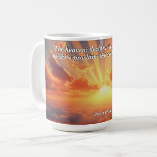 Hemelen verklaren de heerlijkheid: God & Schepping Koffiemok