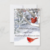 hemelkardinalen kaart (Voorkant)