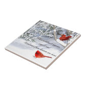 hemelkardinalen tegeltje (Zijkant)