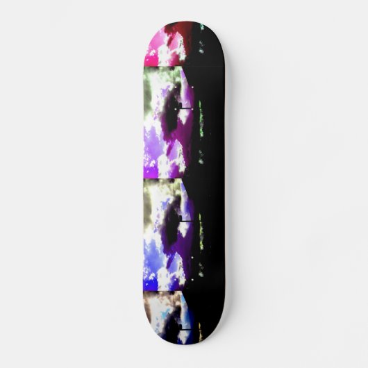 hemelkleuren skateboard (Voorkant)