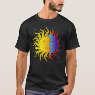 Hemellichamen Maan Zon Astronomie Liefhebber Astro T-shirt