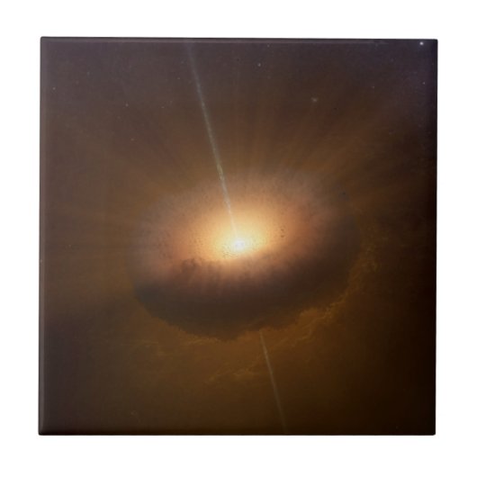 Hemelobject CX330. Tegeltje (Voorkant)