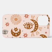 Hemeloog, maan, zonpatroon. Case-Mate iPhone case (Achterkant (horizontaal))