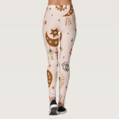 Hemeloog, maan, zonpatroon. leggings (Achterkant)