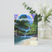 hemelregenboog 2 briefkaart (Staand voorkant)