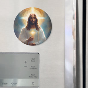Hemels beeld van Jezus Christus voor uw koelkast Magneet