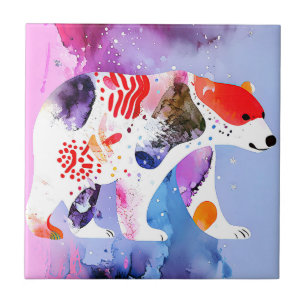 Hemels Beer met een glimlach Tegeltje