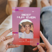 Hemels BESTE MOEDER Ooit Moederdag Foto Feestdagen Kaart