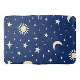 Hemels blauw van de marine badmat