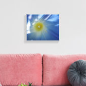 Hemels Blauwe Morgenglorie Canvas Afdruk (Insitu (Woonkamer))