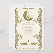  hemels botanisch Baby shower Kaart (Voorkant)