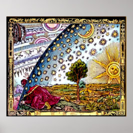 hemels: de flammarion gravure poster
