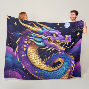 hemels draken dekbed fleece deken