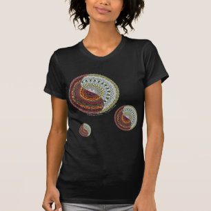 Hemels en Heliaans Donker Damesoverhemd T-shirt