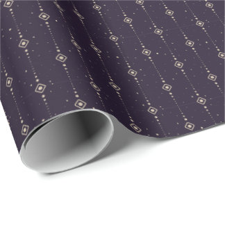 Hemels geometrisch naadloos patroonontwerp cadeaupapier
