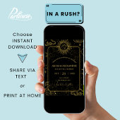 Hemels geschreven in de sterren Bewaar de datum Kaart