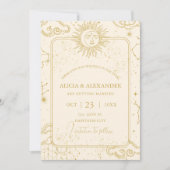 Hemels Geschreven in de sterren Bewaar de datum Kaart (Voorkant)