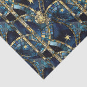 Hemels Glas in lood Tissuepapier (Detail)