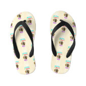 Hemels in mama's armen orang-oetans Gefeliciteerd  Kinder Teenslippers (Voetbed)