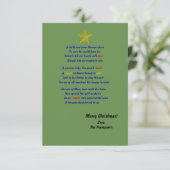 Hemels kind kerstkaart kaart (Staand voorkant)