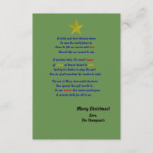 Hemels kind kerstkaart