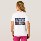 Hemels koor onder de ster van Bethlehem T-shirt (Achterkant volledig)