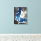 hemels licht Show Canvas Afdruk (Insitu (Houten vloer))