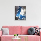 hemels licht Show Canvas Afdruk (Insitu (Woonkamer))